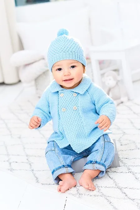 Knitting Pattern - DK Baby Jackets and Hat by Stylecraft 9980