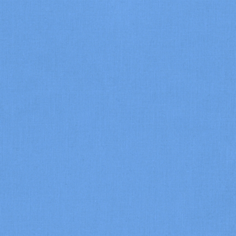 Quilting Fabric - Kona Cotton Solid Evening Blue Colour 195 by  Robert Kaufman