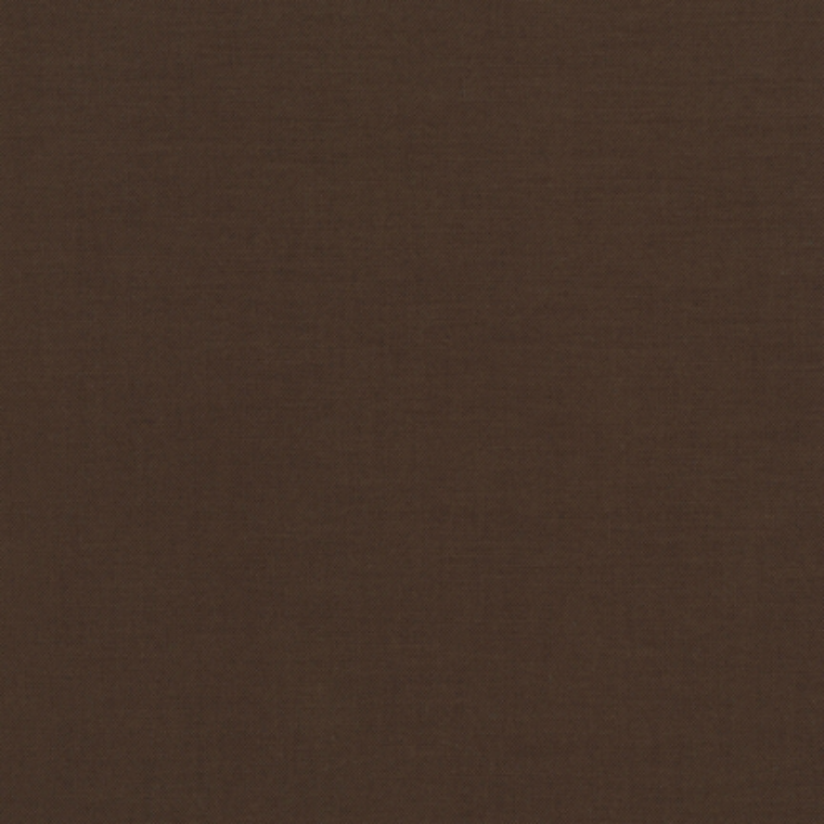 Quilting Fabric - Kona Cotton Solid Chocolate Brown Colour 1073 by Robert Kaufman 