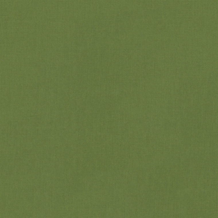 Quilting Fabric - Kona Cotton Solid Ivy Green Colour 165 by Robert Kaufman 