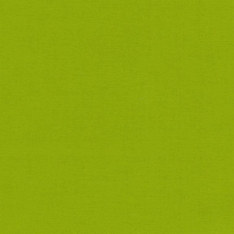 Quilting Fabric - Kona Cotton Solid Lime Green Colour 1192 by Robert Kaufman