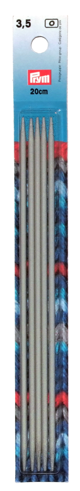 Knitting Needles - 3.5mm Double Pointed 20cm Long by Prym 191 491