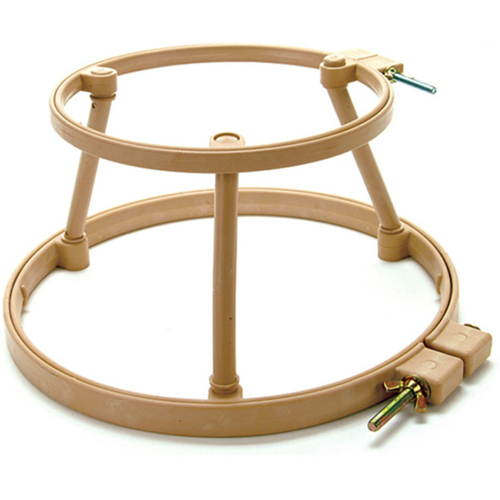 Embroidery Hoop Lap Stand - 10 and 14 inch / 25 cm and 35.5 cm Recycled Plastic