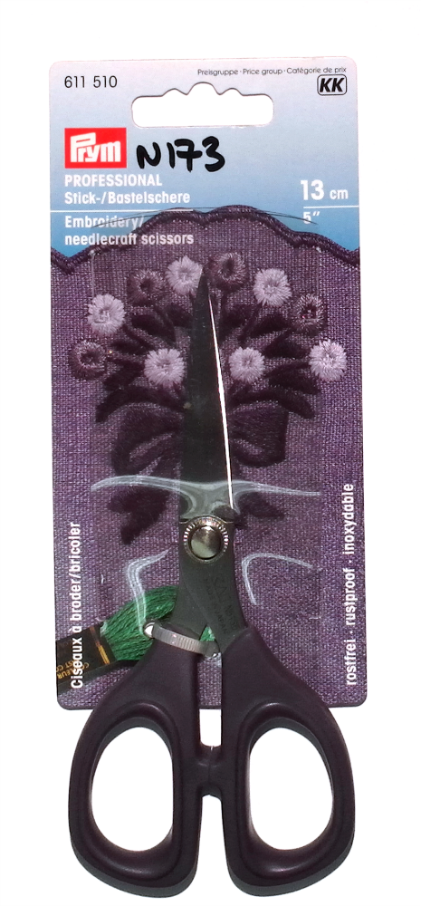 N173 - Prym Professional Embroidery / Needlecraft Scissors - Small Shears - Cutting Tools