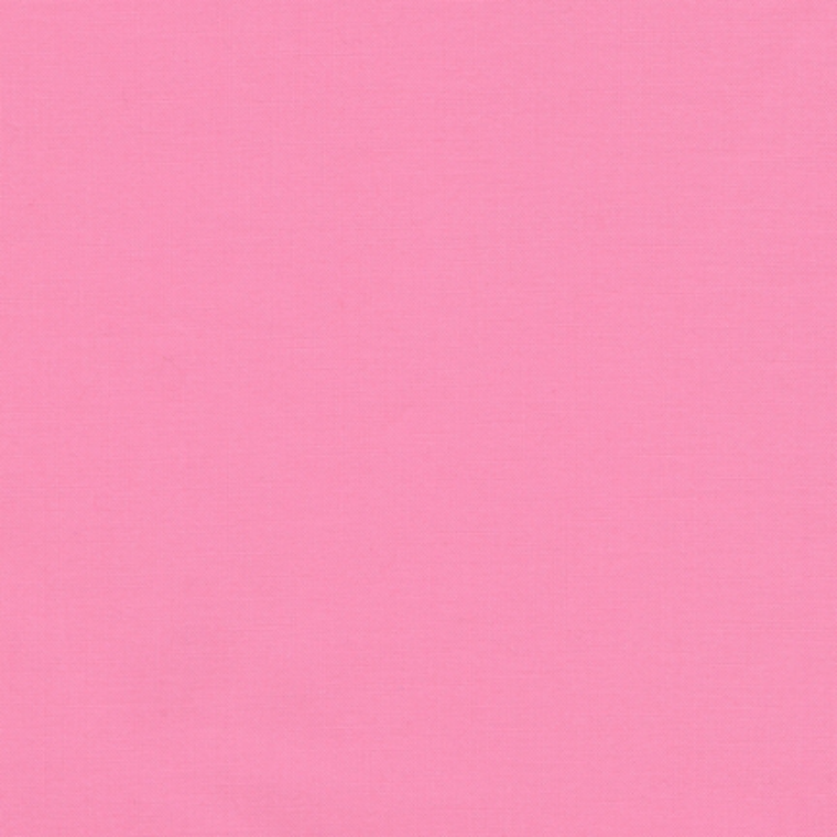Quilting Fabric - Kona Cotton Solid Carnation Pink  Colour 141 by Robert Kaufman 