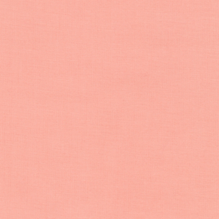 Quilting Fabric - Kona Cotton Solid Peach Colour 1281 by Robert Kaufman 