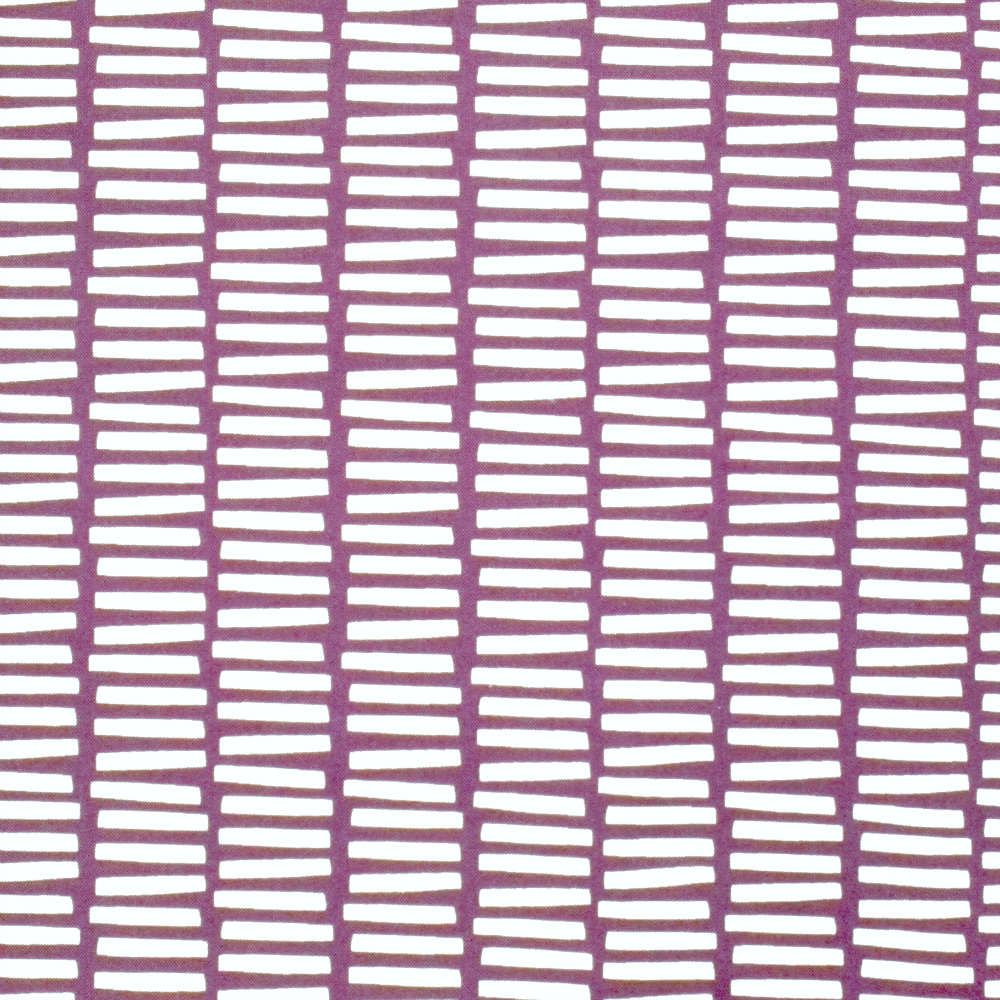 Quilting Cotton - Natural Geometric Dash on Purple From the Basic Mixologie Collection by Moda Fabrics