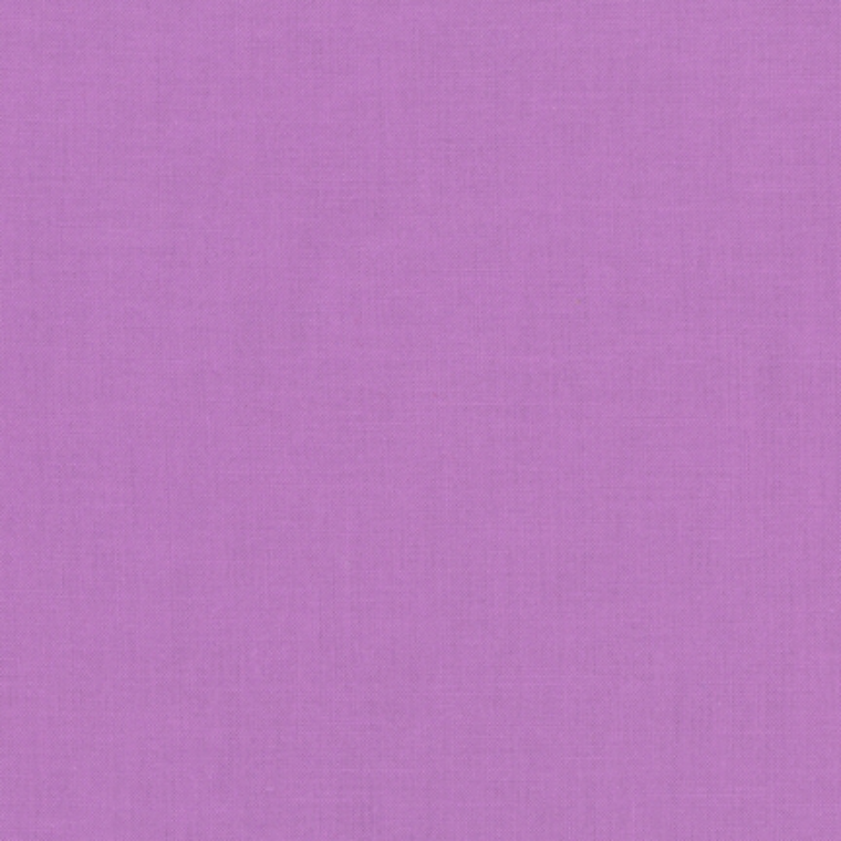 Quilting Fabric - Kona Cotton Solid Violet Purple Colour 1383 by Robert Kaufman