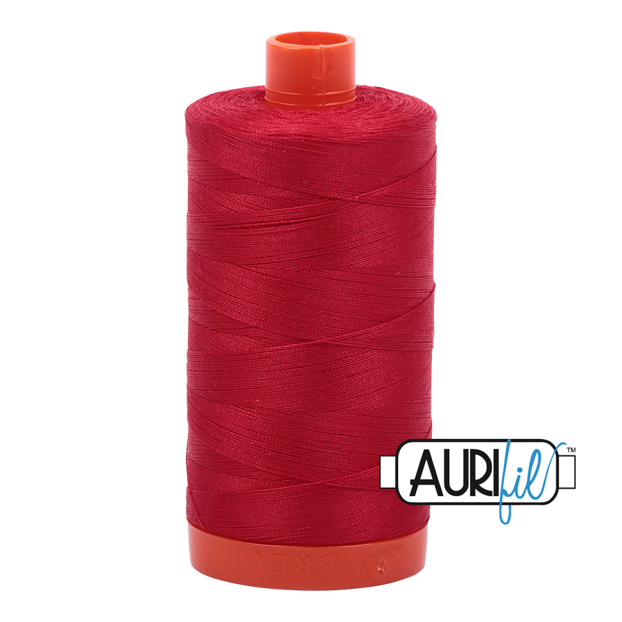 Aurifil Quilting Thread 50wt Col. 2250 Red