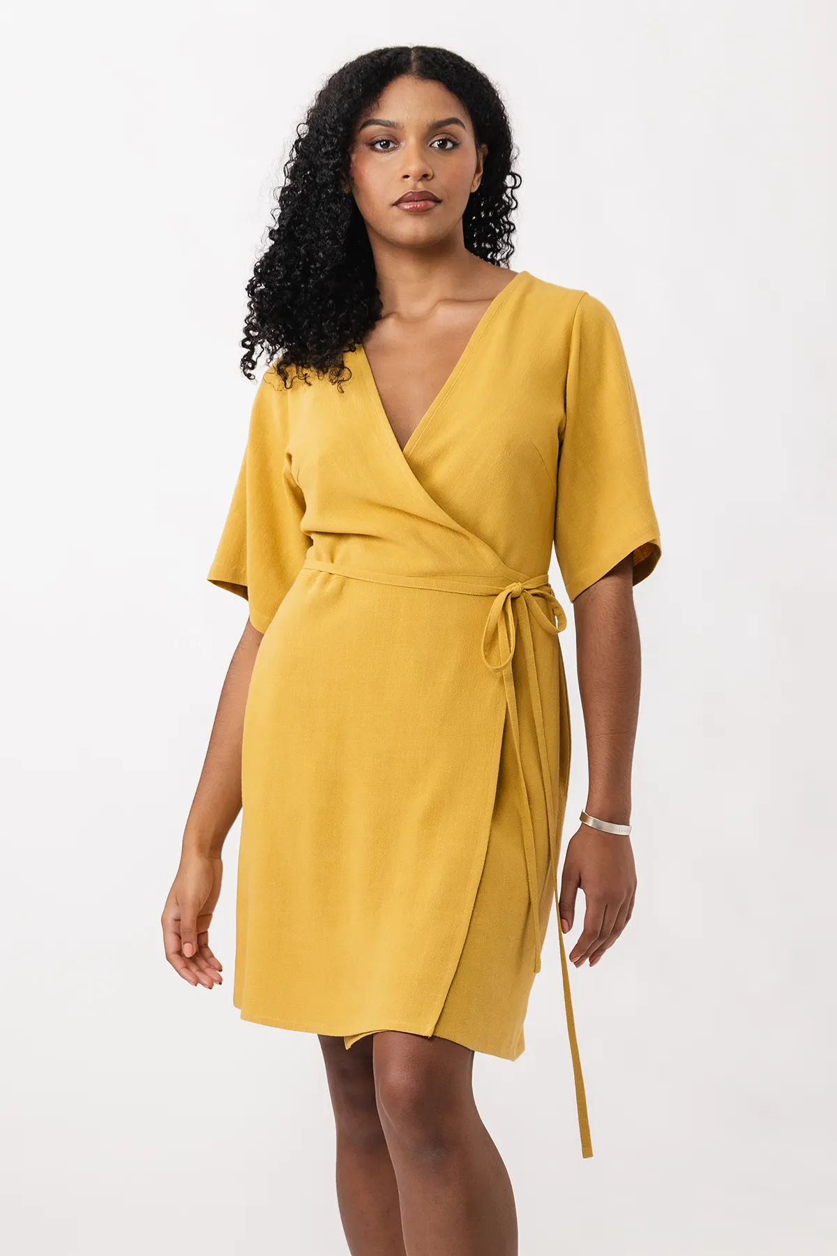 Named Patterns - Aaria Mini Wrap Dress Sewing Pattern