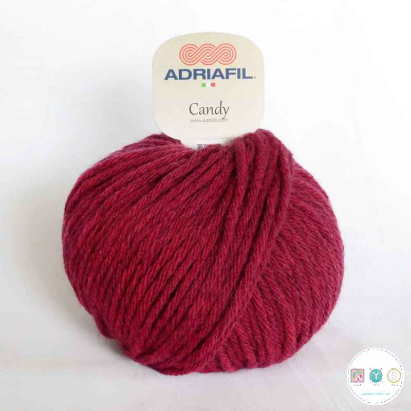 Yarn - Adriafil Candy Super Chunky in Berry Red 91