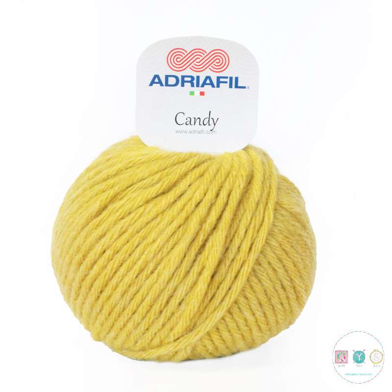 Yarn - Adriafil Candy Super Chunky in Chartreuse Yellow 32