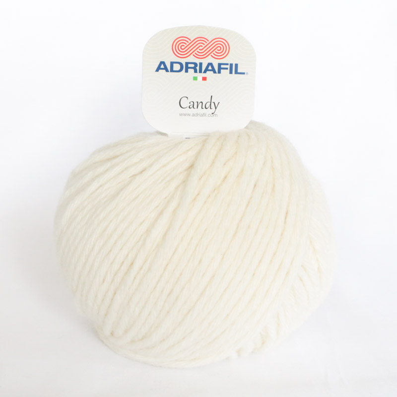 Yarn - Adriafil Candy Super Chunky in Snow 20