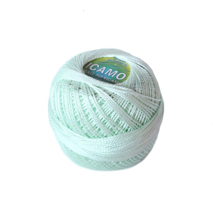 Perle 8 Embroidery Thread - Light Sea Green Colour 08 from Ricamo Collection by Adriafil