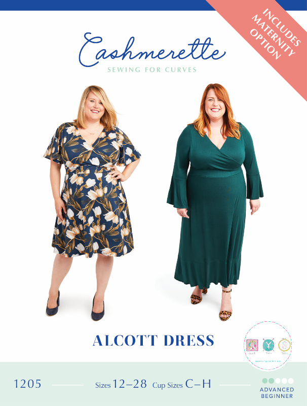 Cashmerette - Sewing for Curves - Alcott Dress - Ladies Sewing Pattern - Dressmaking