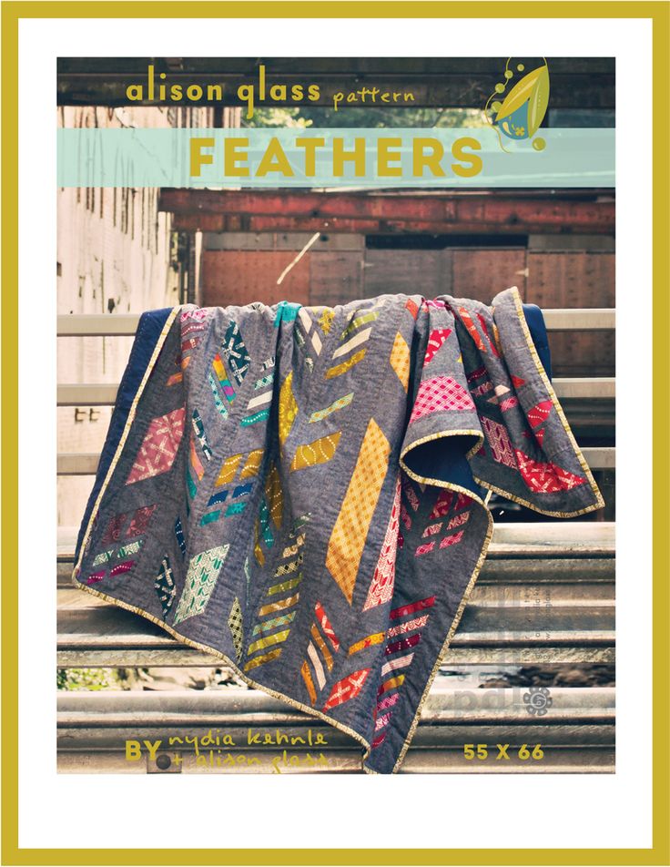 Alison Glass Sew Feathers Quilt Pattern