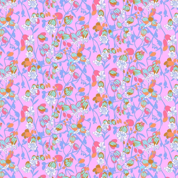 Quilting Fabric - Floral Branches on Purple from Jumpstart by Anna Maria Textiles AMT127-83C