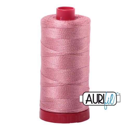 Aurifil Quilting Thread 12wt Col. 2445 Victorian Rose