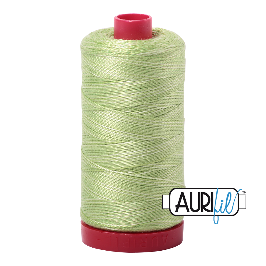 Aurifil Light Spring Green Thread A3320 - 12wt - Quilting Cotton Thread