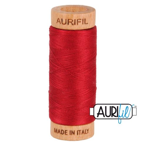 Aurifil Thread 80wt Col. 2260 Red Wine