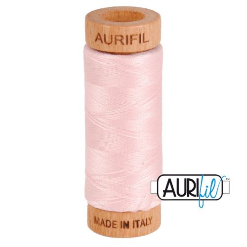 Aurifil Thread 80wt Col. 2410 Pale Pink