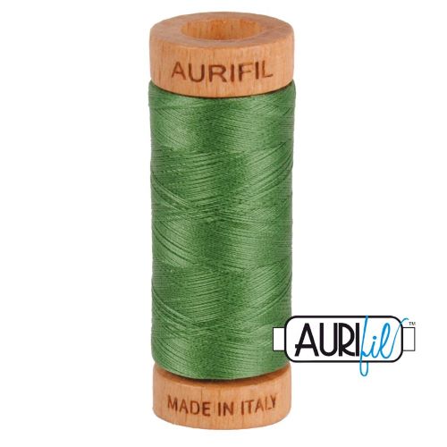 Aurifil Thread 80wt Col. 2890 Dark Grass Green