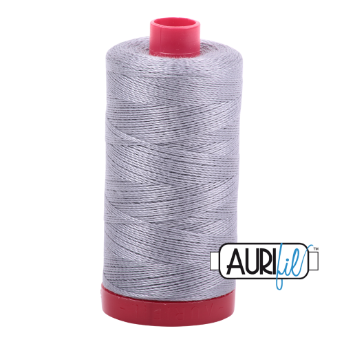 Aurifil Quilting Thread 12wt Col. 2605 Grey