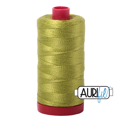 Aurifil Quilting Thread 12wt Col. 1147 Light Leaf Green