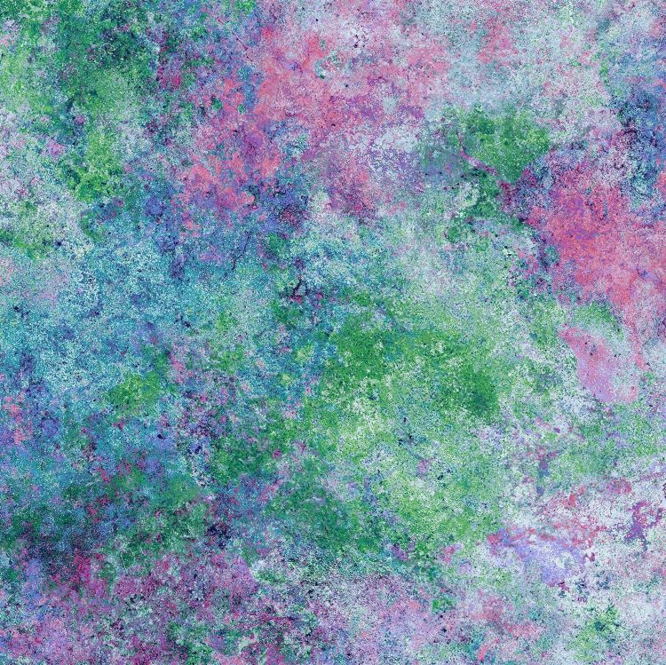 Quilt Backing Fabric 108" Wide - Purple and Green Texture from Stonehenge Gradations by Linda Ludovico for Northcott B39382-82