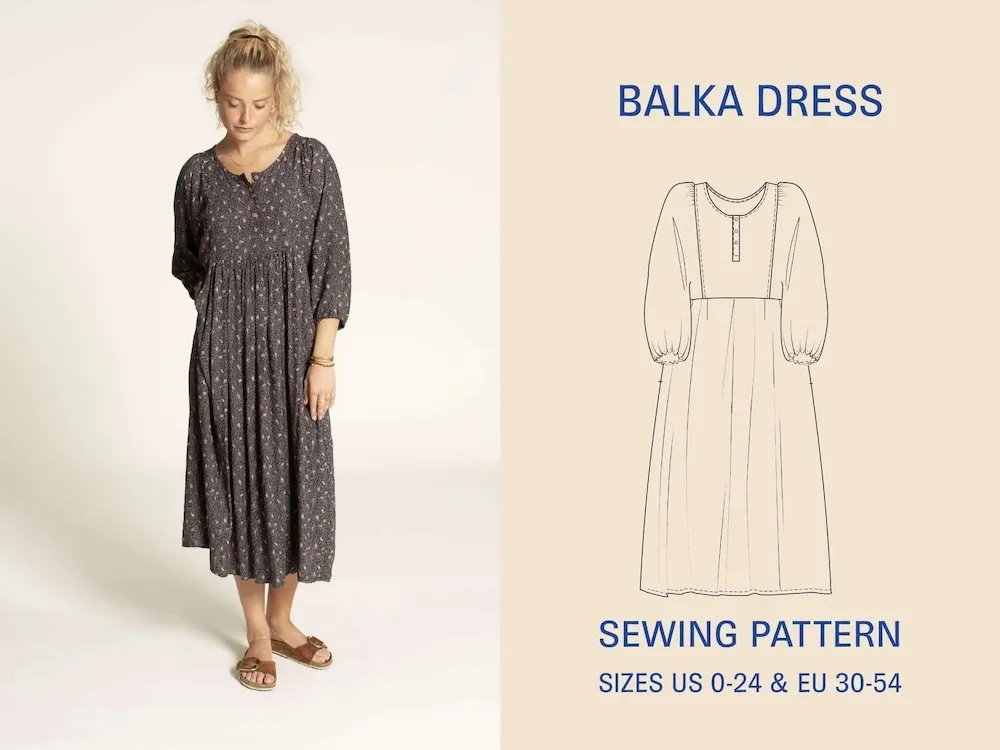 Wardrobe by Me - Balka Dress and Top Sewing Pattern