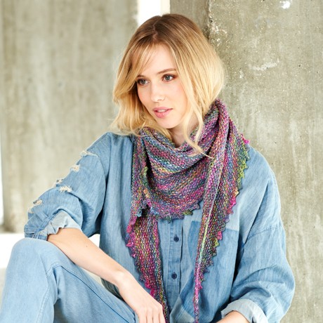 Gift Idea - Batik Elements Dk Wool Scarves SC9409 - Ladies Knitting Kit by Stylecraft