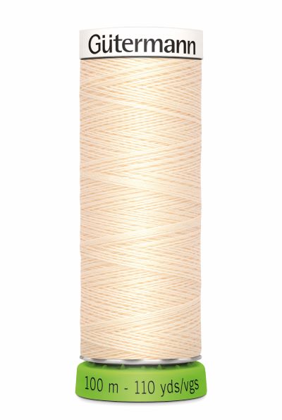 Gutermann Sew All Thread - Beige Recycled Polyester rPET Colour 414