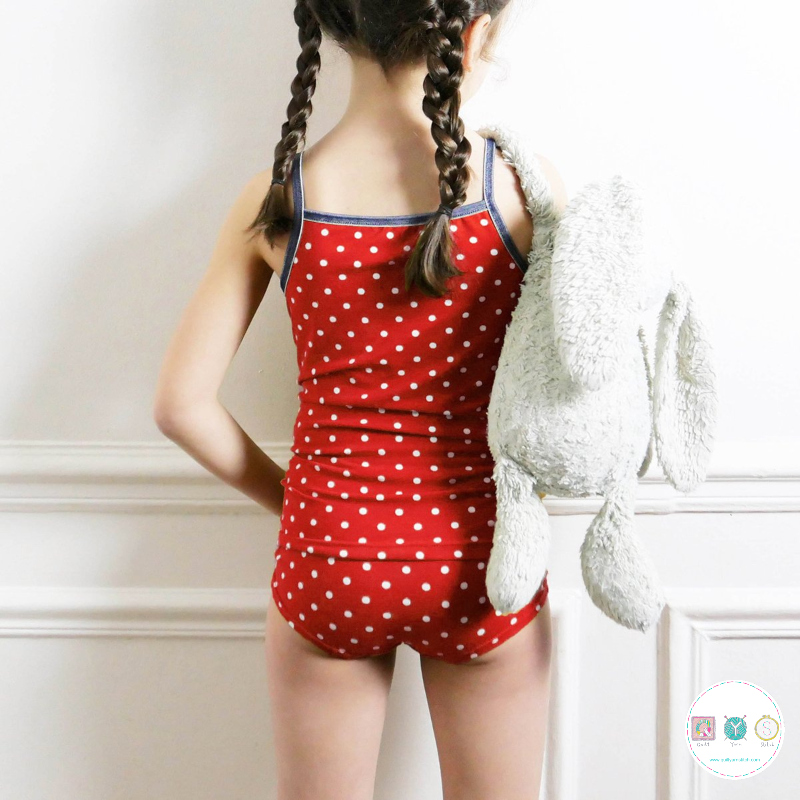 Ikatee - Belle Girls Underwear - Ages 3- 12 - French Sewing Patterns for Kids - Childrens Dressmaking