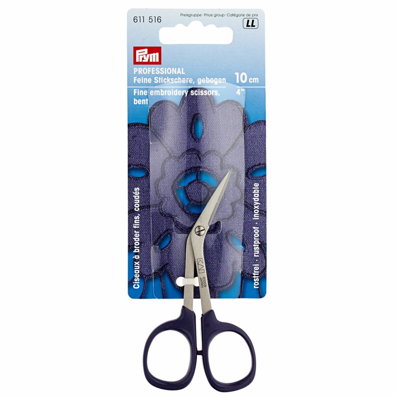Prym Embroidery Scissors Professional Curved