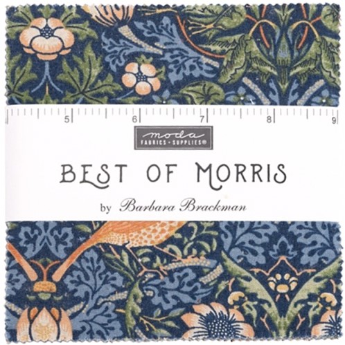 Quilting Fabric - Charm Pack - Best of Morris by Barbara Brackman for Moda