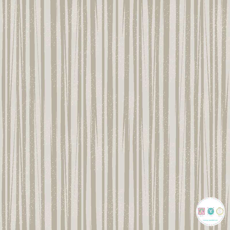 Quilting Fabric - Grey Stripes From Atomic Revival by River Bend Studios