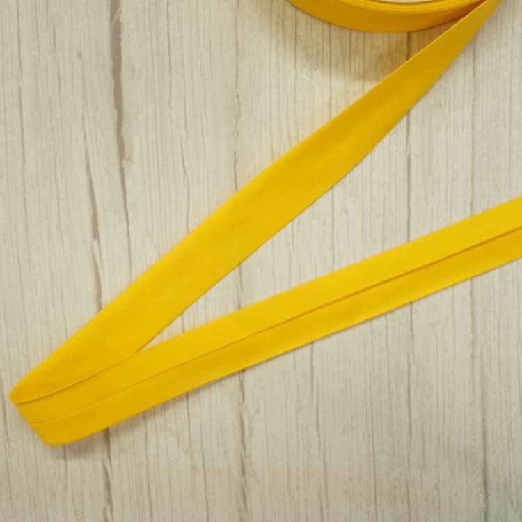 Bias Binding in  Bright Yellow Col 66 - 25mm Wide by Fany