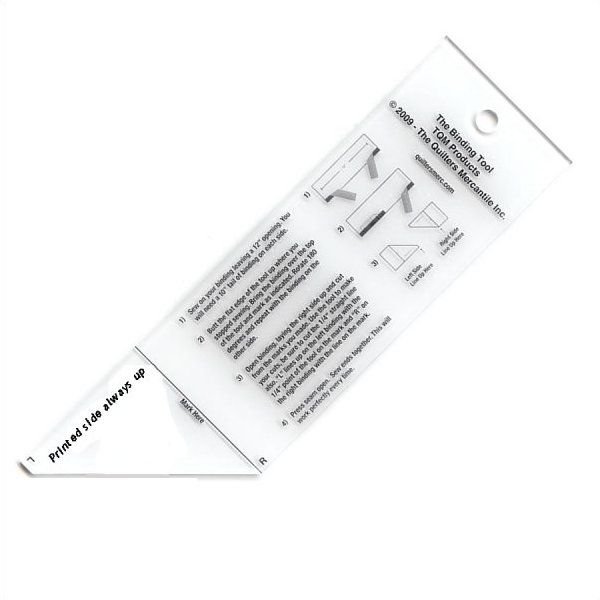 Patchwork & Quilting Ruler - The Binding Tool by TQM Products