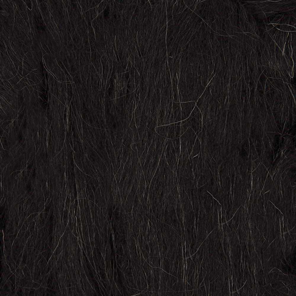 Black - 50g Felt Wool for Wet & Dry Needle Felting