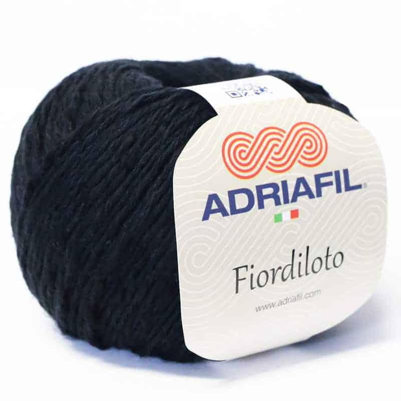 Yarn - Adriafil Fiordiloto 4ply / Dk in Black Colour 29