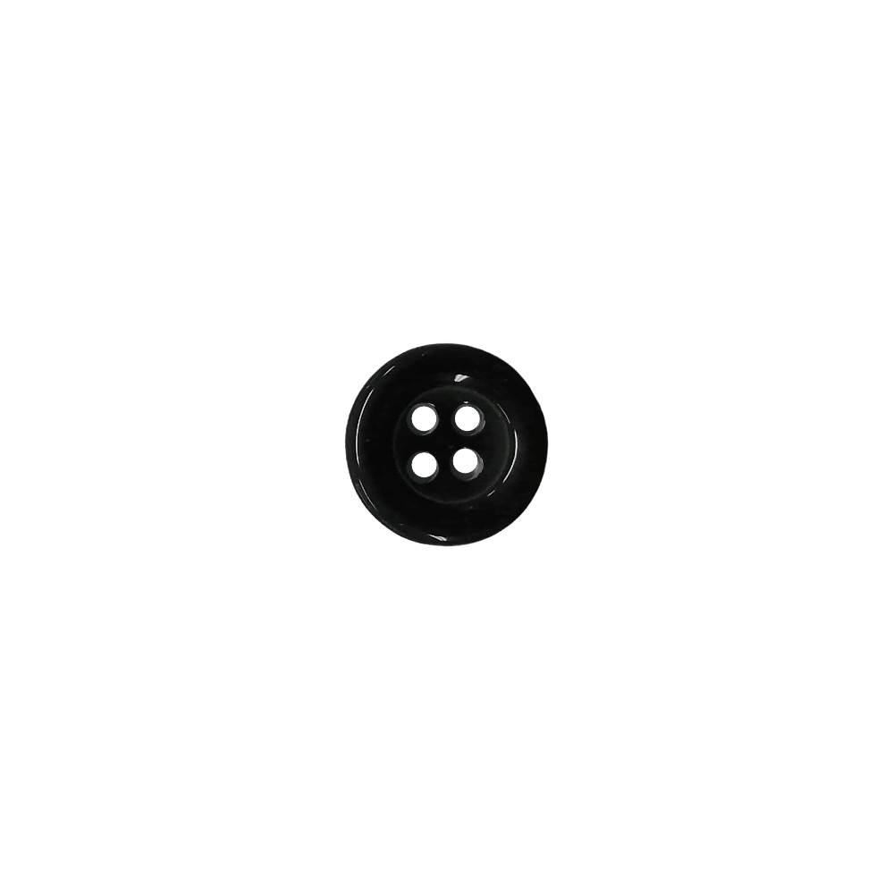 Buttons - 11.5mm Black Shirt