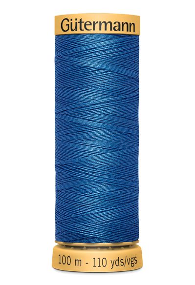 Gutermann Sew All Thread - Blue 100% Cotton Colour 5535