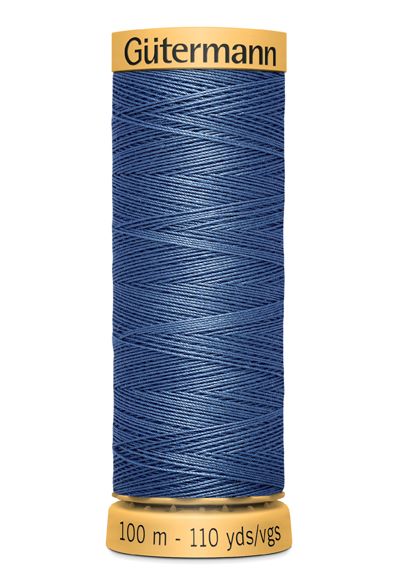 Gutermann Sew All Thread - Blue 100% Cotton Colour 5624