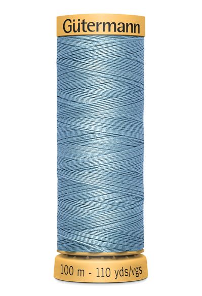 Gutermann Sew All Thread - Blue 100% Cotton Colour 6126