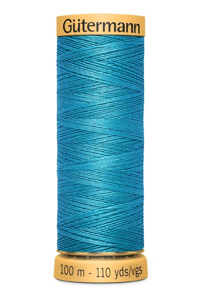 Gutermann Sew All Thread - Turquoise 100% Cotton Colour 6745