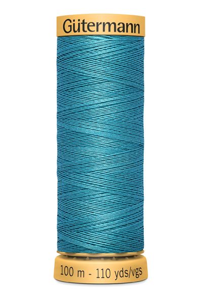Gutermann Sew All Thread - Teal 100% Cotton Colour 7235