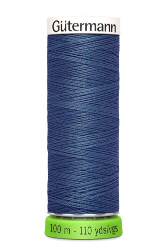 Gutermann Sew All Thread - Blue Recycled Polyester rPET Colour 435