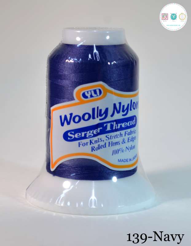 YLI Woolly Nylon Serger Thread - Navy Blue 139
