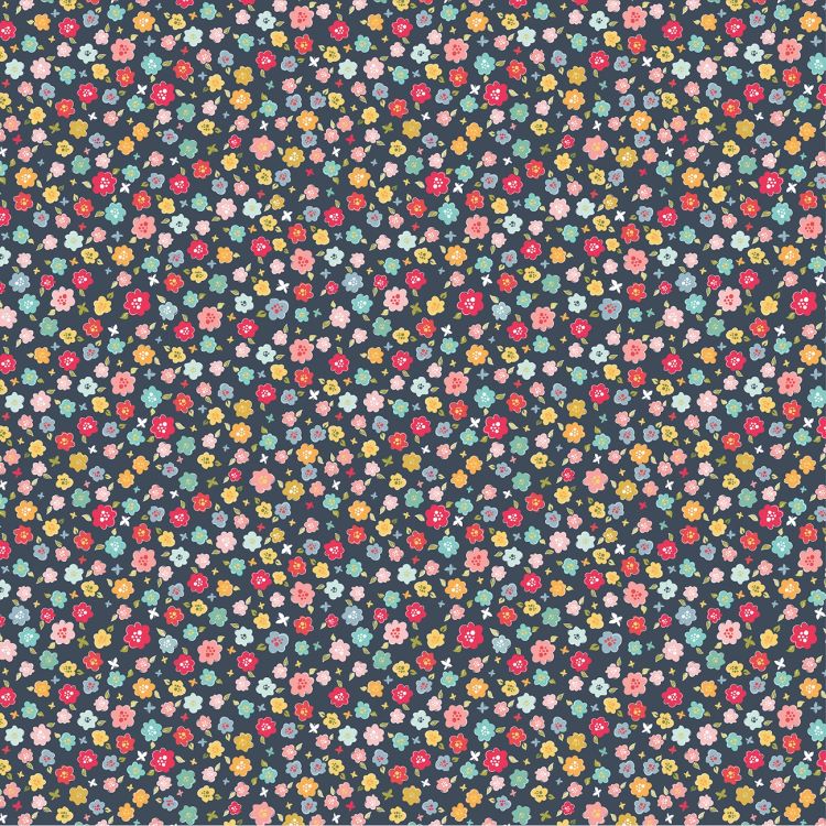 Quilting Fabric - Floral from Farm Girls Unite by Poppie Cotton Collection FG20721