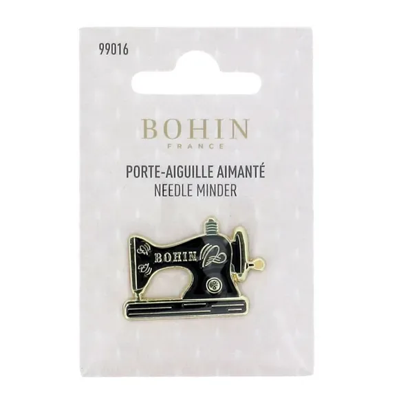 Bohin Magnetic Needle Minder with Vintage Sewing Machine Design